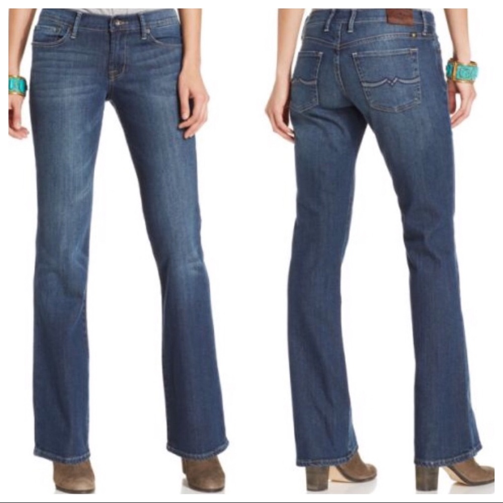 Lucky Brand Sweet N Low Boot Leg Blue Jeans Size 10